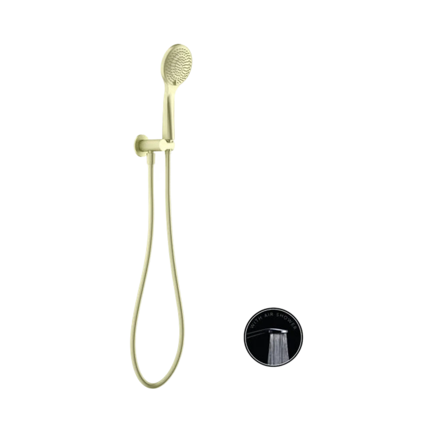 Opal Shower On Bracket With Air Shower Brushed Gold