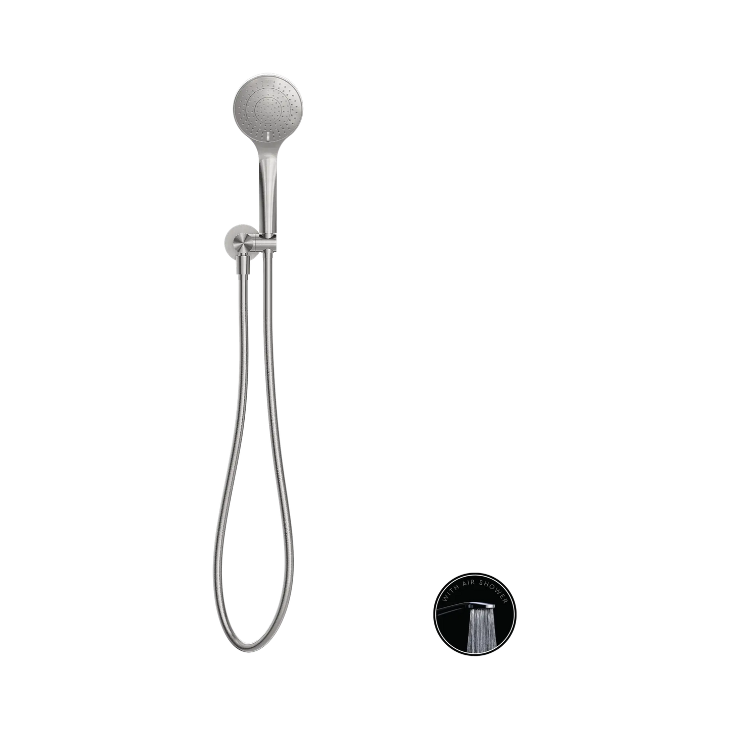 Opal Shower On Bracket With Air Shower Brushed Nickel
