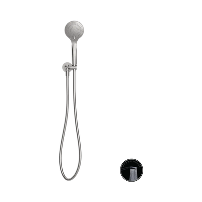 Opal Shower On Bracket With Air Shower Brushed Nickel