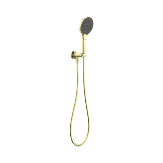 Opal Shower On Bracket With Air Shower II Brushed Gold