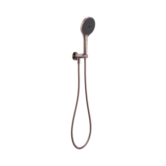 Opal Shower On Bracket With Air Shower II Brushed Bronze