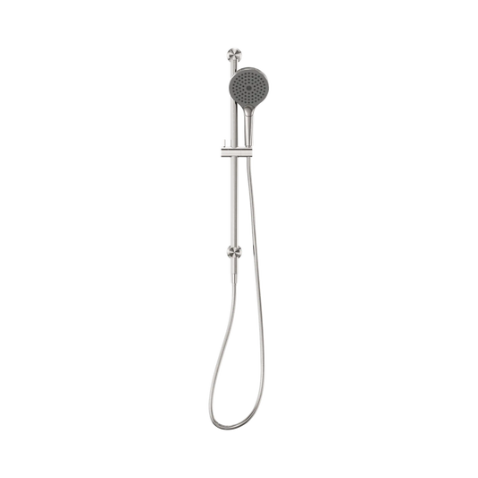 Opal Shower Rail With Air Shower II Brushed Nickel