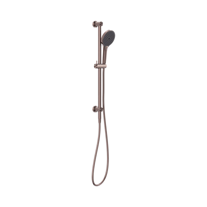 Opal Shower Rail With Air Shower II Brushed Bronze