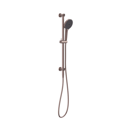 Opal Shower Rail With Air Shower II Brushed Bronze