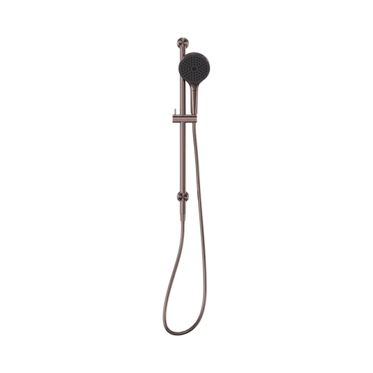 Opal Shower Rail With Air Shower II Brushed Bronze