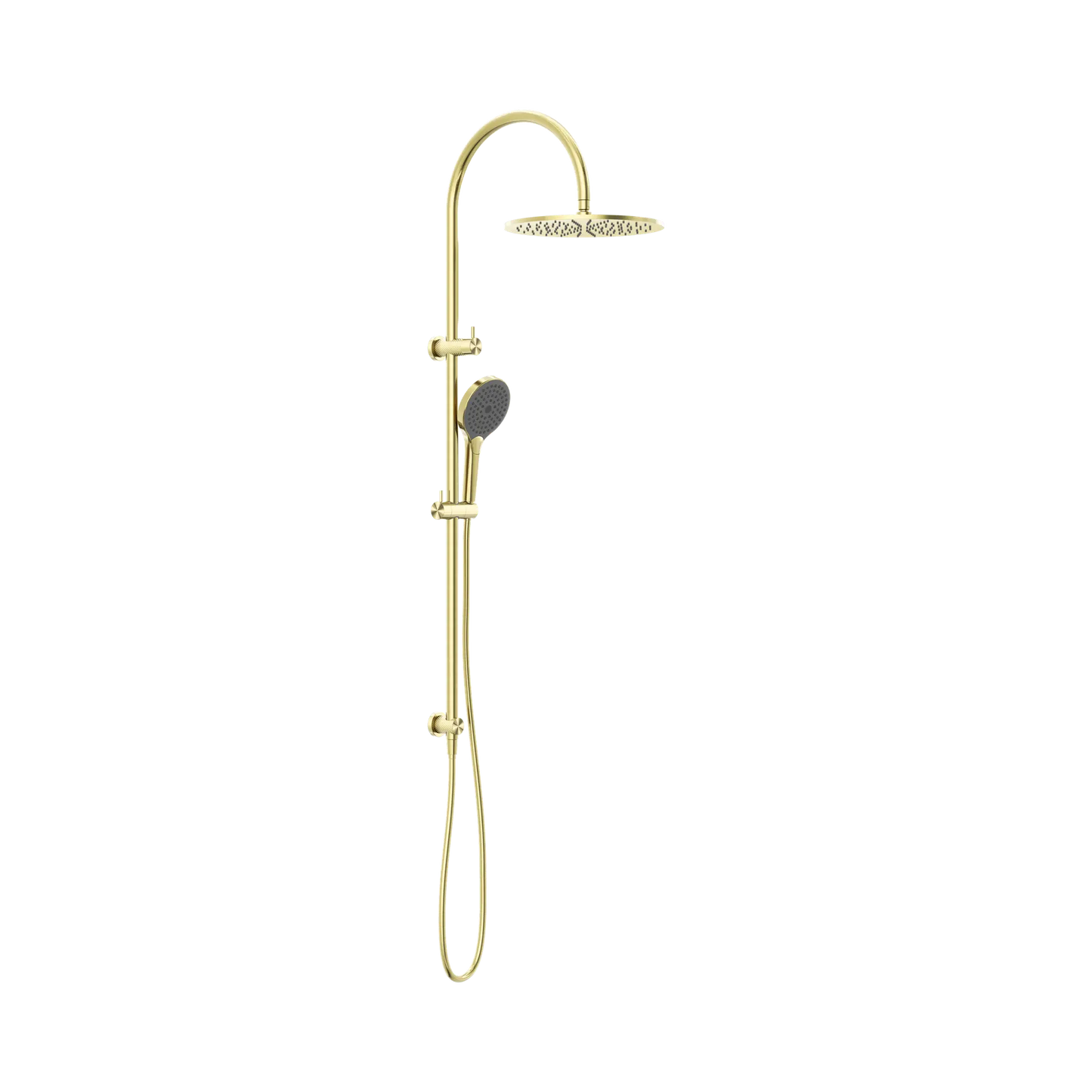Opal Twin Shower With Air Shower II Brushed Gold