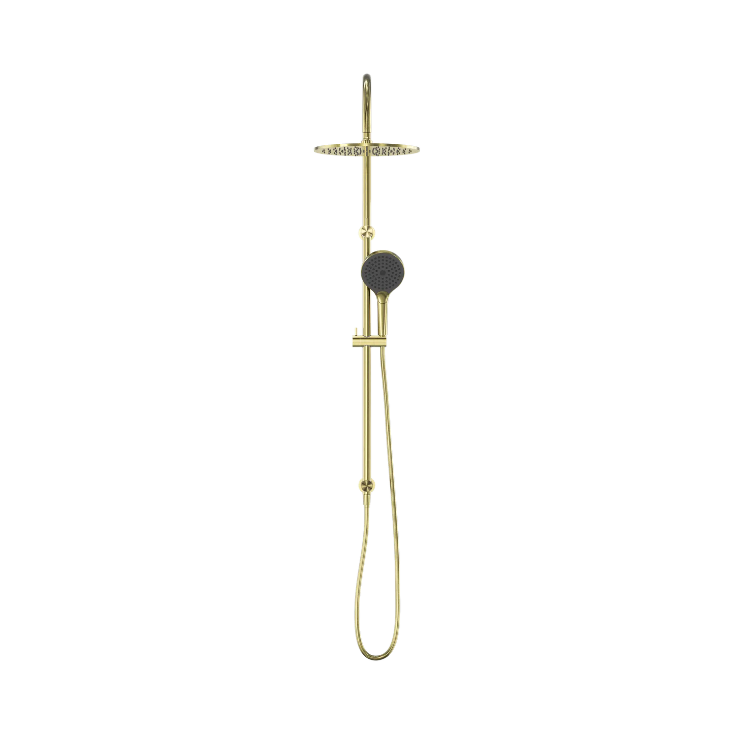 Opal Twin Shower With Air Shower II Brushed Gold