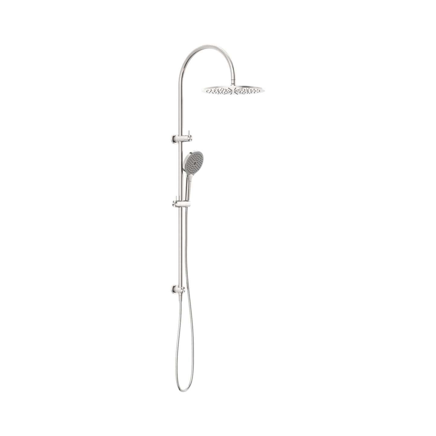 Opal Twin Shower With Air Shower II Brushed Nickel
