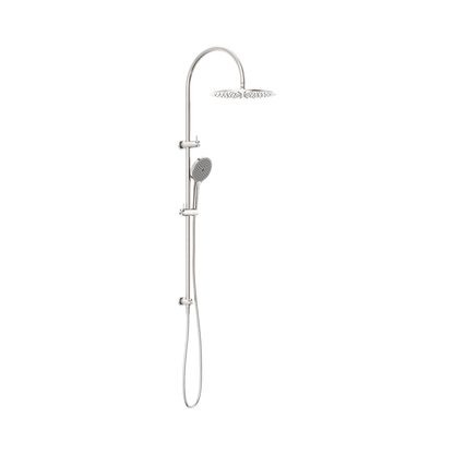 Opal Twin Shower With Air Shower II Brushed Nickel