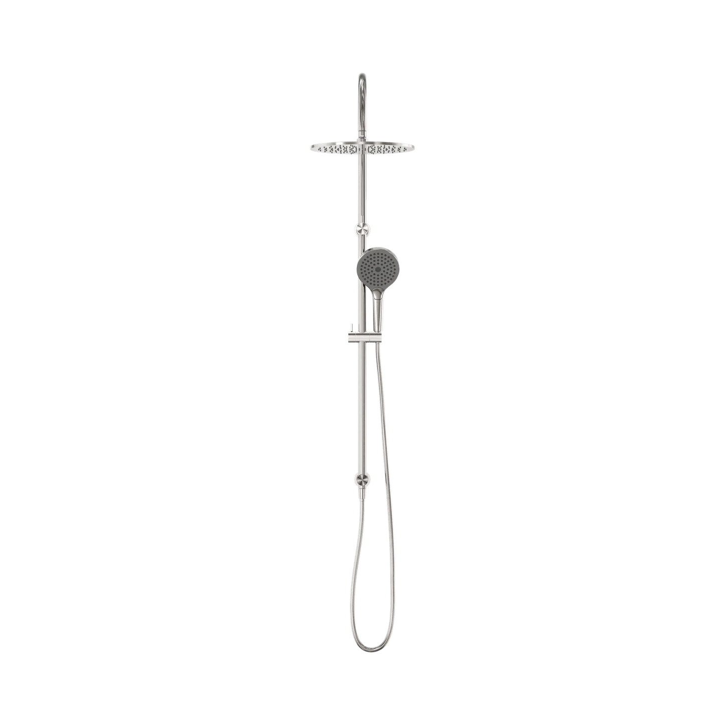 Opal Twin Shower With Air Shower II Brushed Nickel