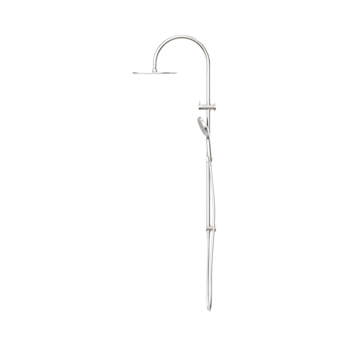 Opal Twin Shower With Air Shower II Brushed Nickel