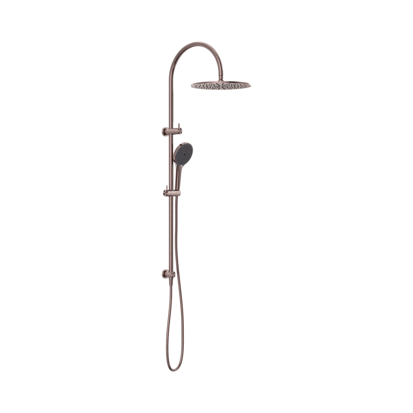 Opal Twin Shower With Air Shower II Brushed Bronze