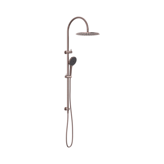 Opal Twin Shower With Air Shower II Brushed Bronze