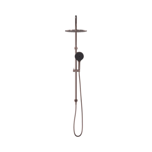 Opal Twin Shower With Air Shower II Brushed Bronze