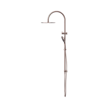 Opal Twin Shower With Air Shower II Brushed Bronze