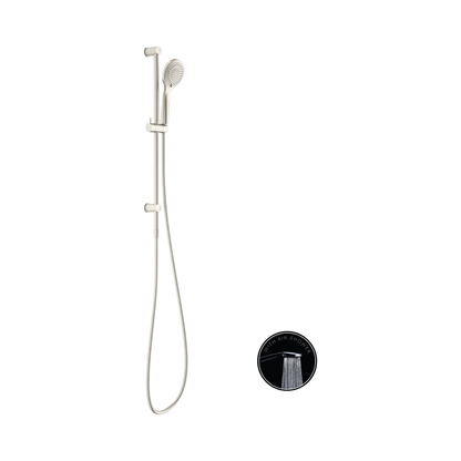 Opal Shower Rail With Air Shower Brushed Nickel