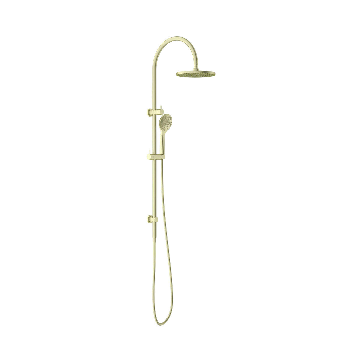 Opal Twin Shower With Air Shower Brushed Gold