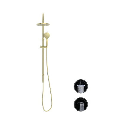 Opal Twin Shower With Air Shower Brushed Gold