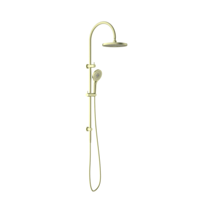 Opal Twin Shower Brushed Gold