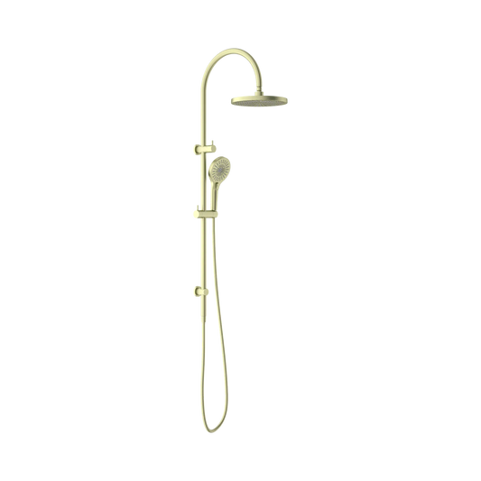 Opal Twin Shower Brushed Gold