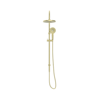 Opal Twin Shower Brushed Gold