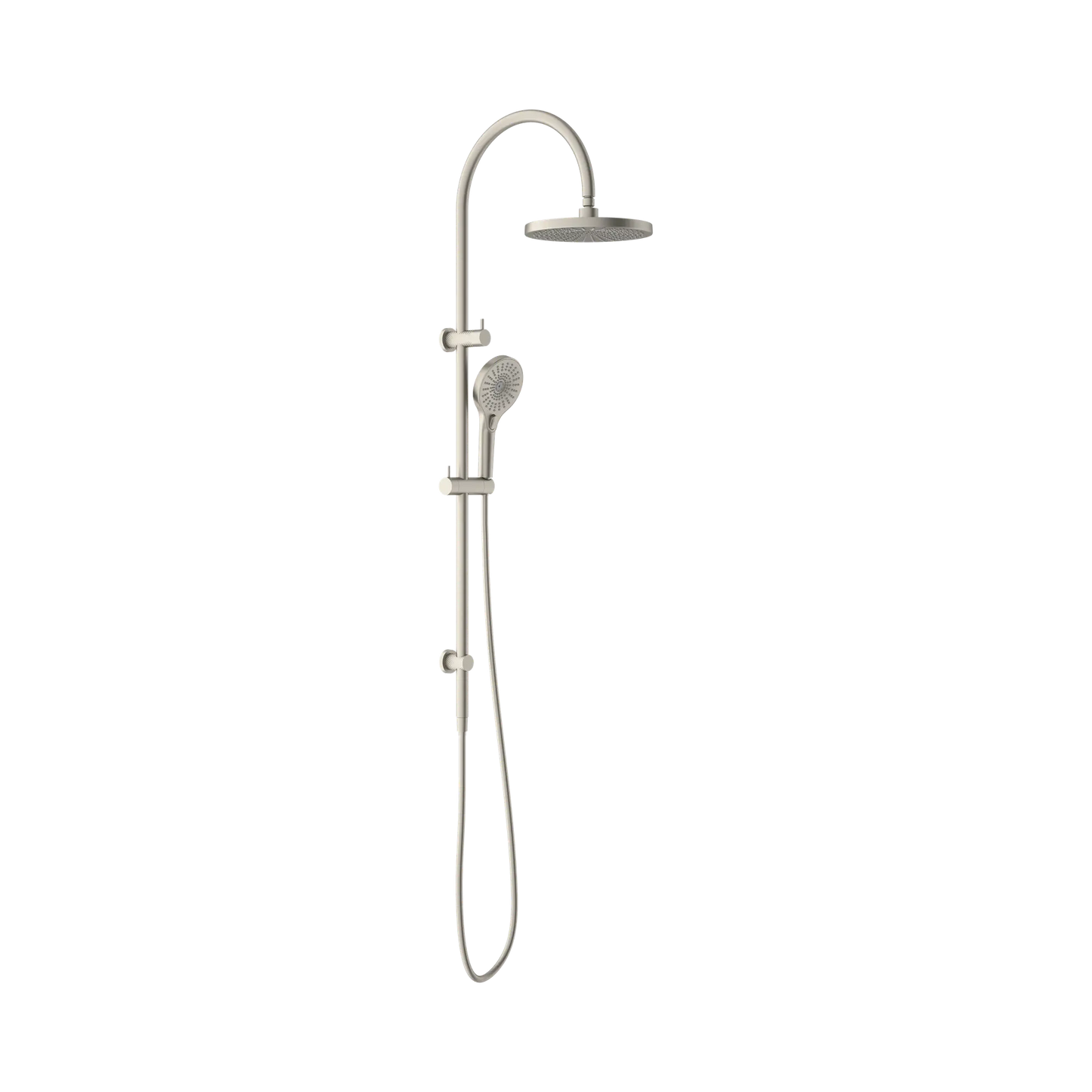 Opal Twin Shower Brushed Nickel