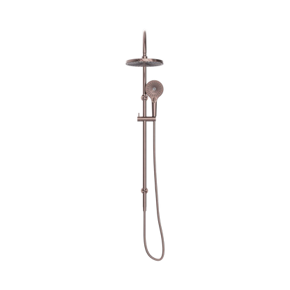 Opal Twin Shower Brushed Bronze