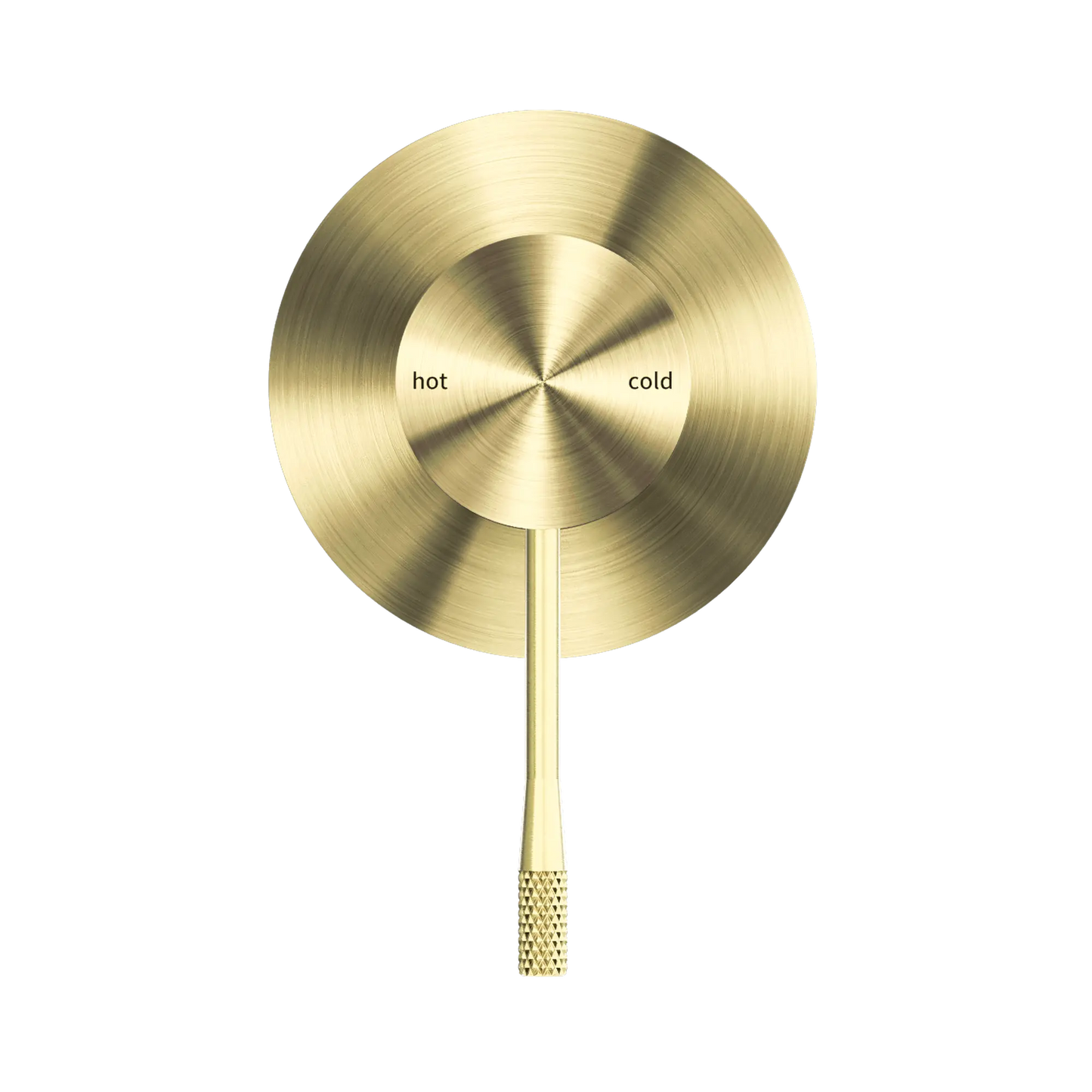 Opal Shower Mixer 80mm Plate Brushed Gold