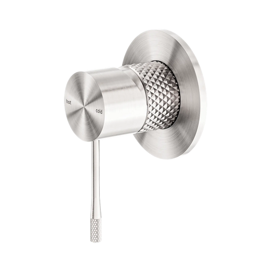 Opal Shower Mixer 80mm Plate Brushed Nickel