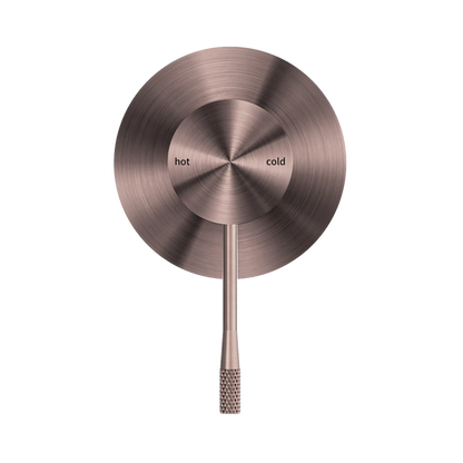 Nero Opal Shower Mixer 80mm Plate Brushed Bronze