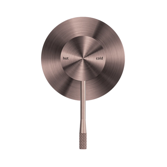 Nero Opal Shower Mixer 80mm Plate Brushed Bronze