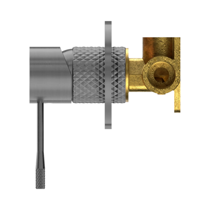 Opal Shower Mixer 80mm Plate Graphite