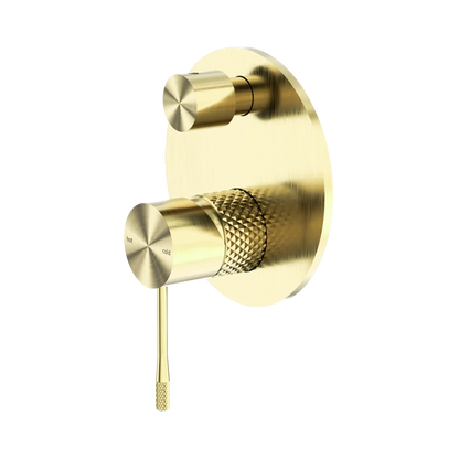 Opal Shower Mixer With Diverter Brushed Gold