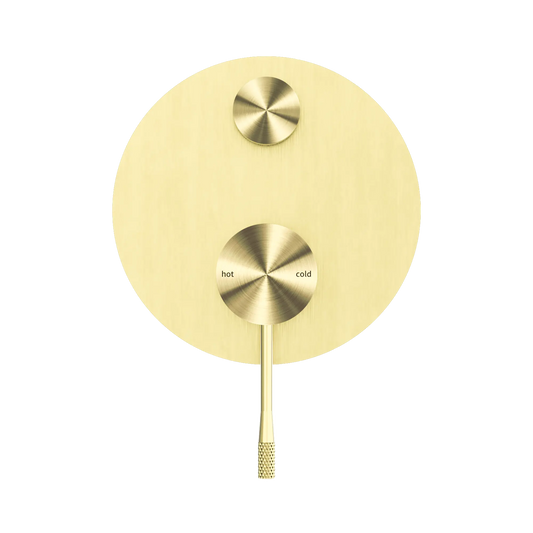 Opal Shower Mixer With Diverter Brushed Gold