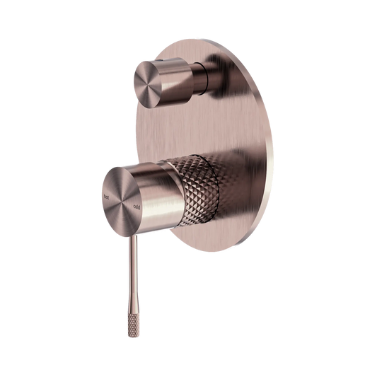 Opal Shower Mixer With Diverter Brushed Bronze