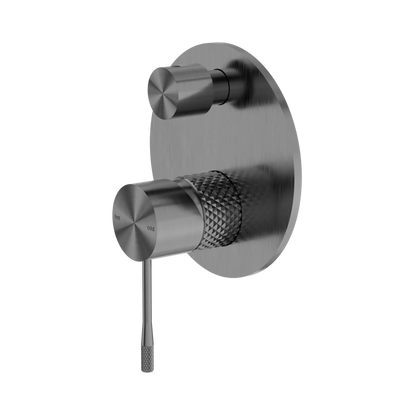 Opal Shower Mixer With Diverter Graphite
