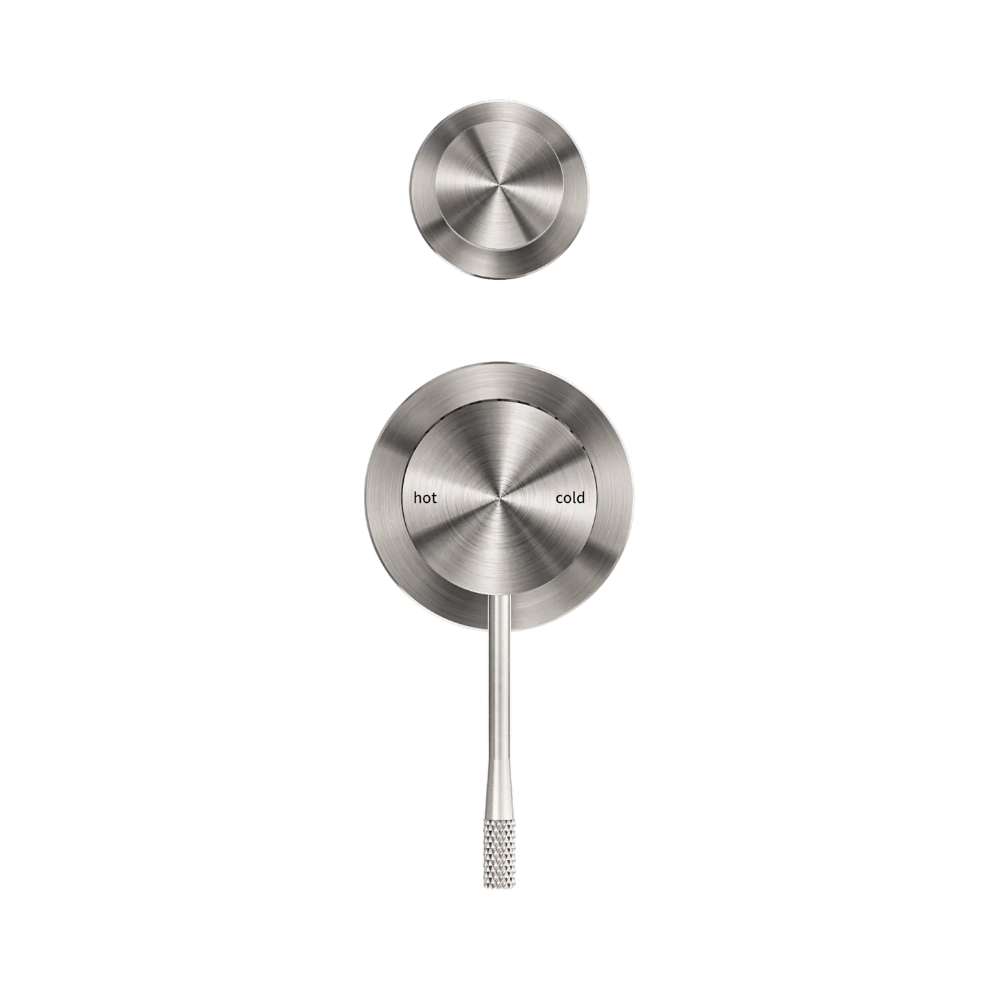 Opal Shower Mixer With Diverter Separate Plate Brushed Nickel