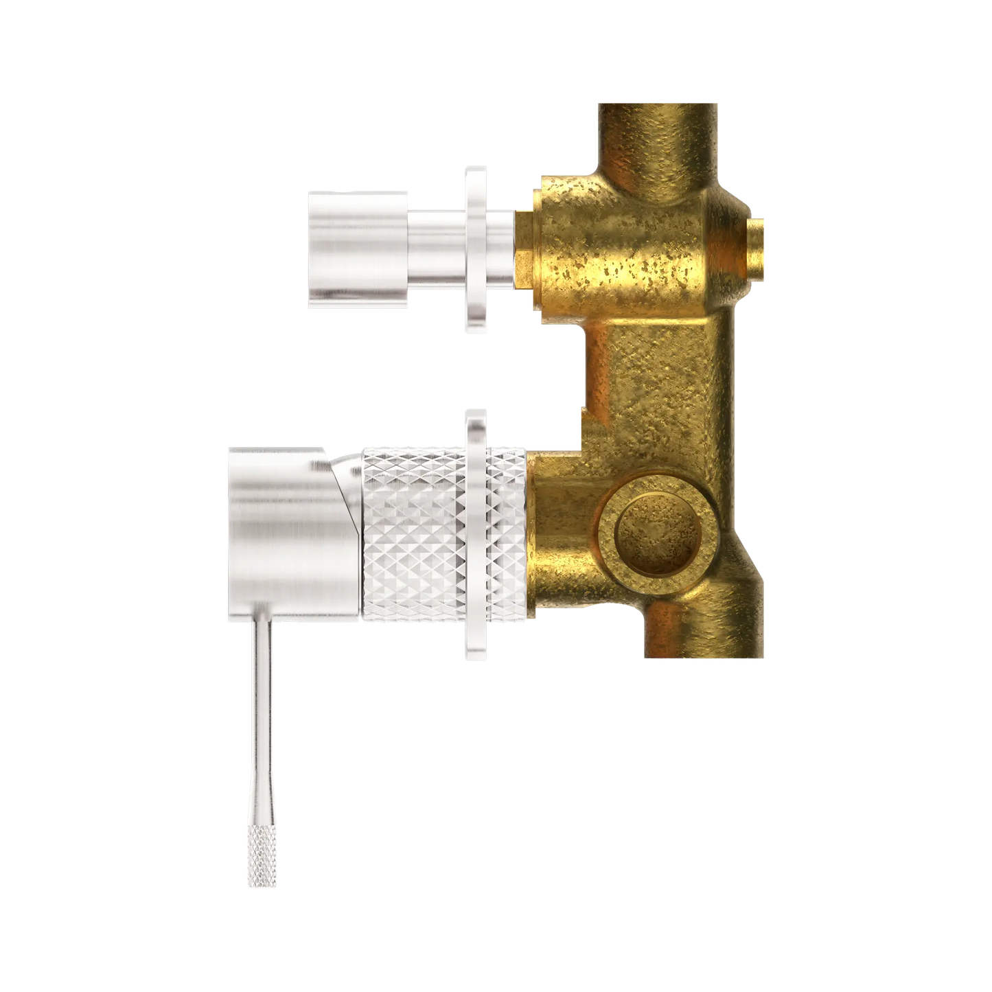 Opal Shower Mixer With Diverter Separate Plate Brushed Nickel