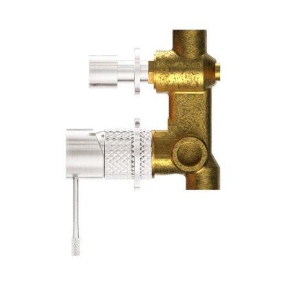 Opal Shower Mixer With Diverter Separate Plate Brushed Nickel