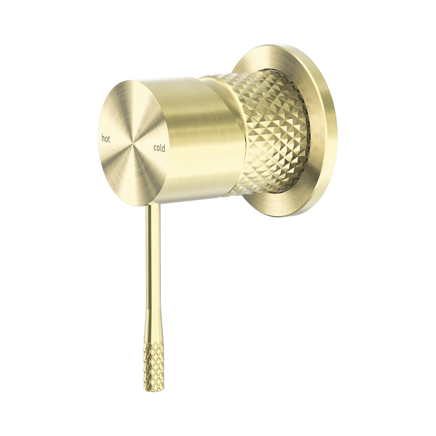 Opal Shower Mixer 60mm Plate Brushed Gold