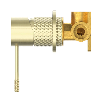 Opal Shower Mixer 60mm Plate Brushed Gold