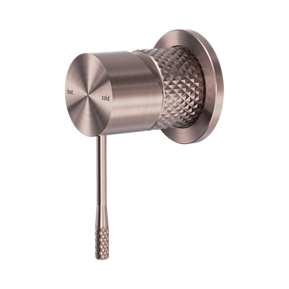 Opal Shower Mixer 60mm Plate Brushed Bronze