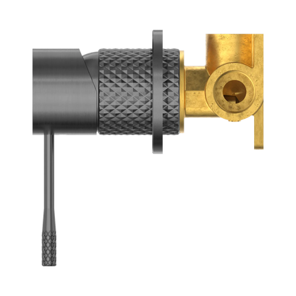 Opal Shower Mixer 60mm Plate Graphite