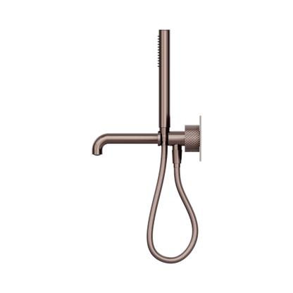 Opal Progressive Shower System With Spout 230mm Brushed Bronze