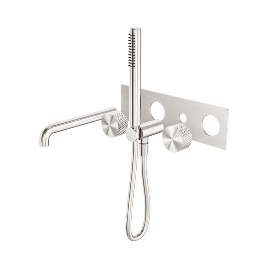 Opal Progressive Shower System With Spout 230mm Trim Kits Only Brushed Nickel