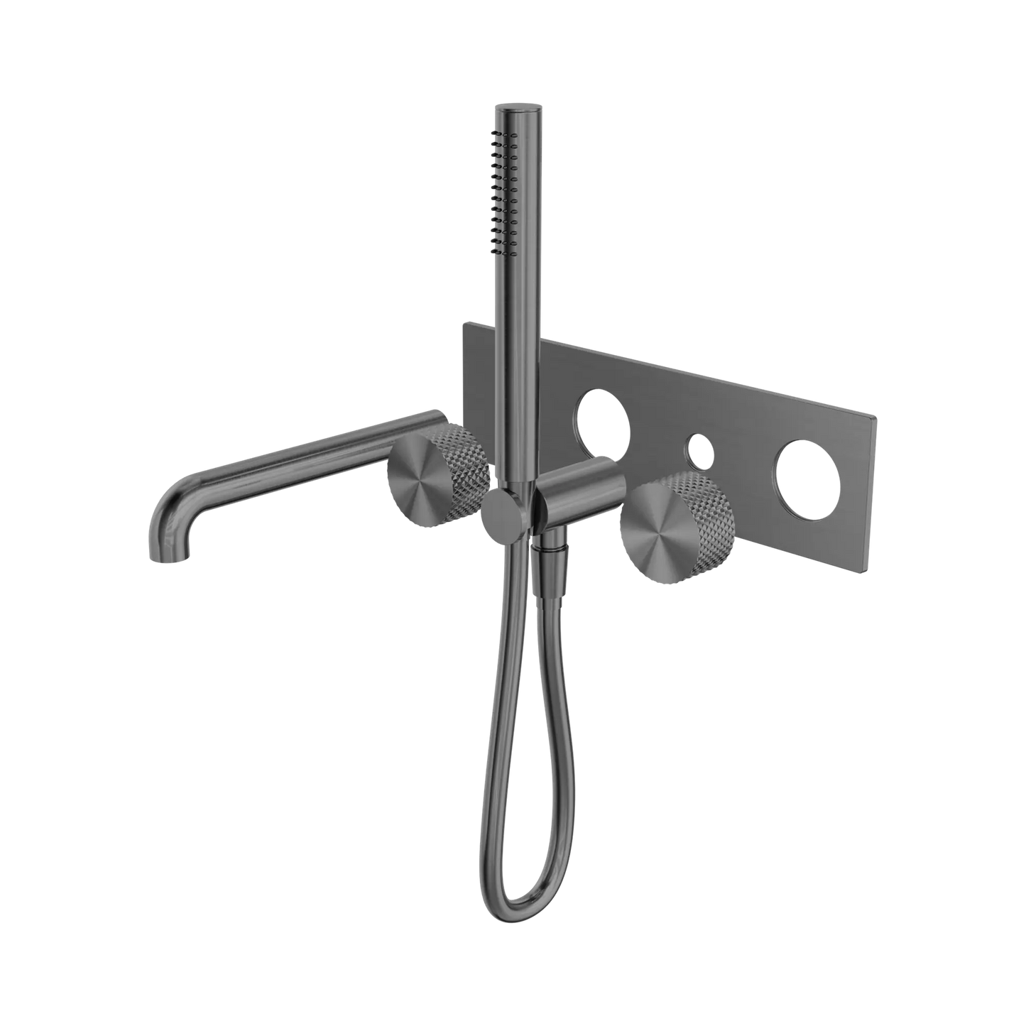 Opal Progressive Shower System With Spout 230mm Trim Kits Only Graphite