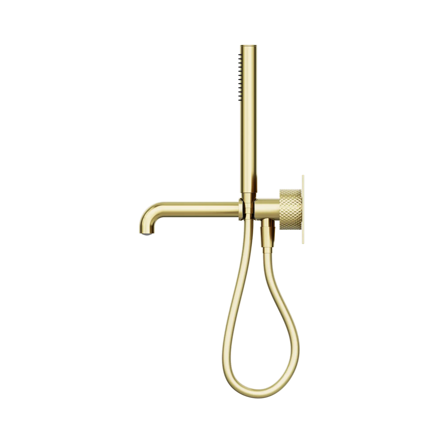 Opal Progressive Shower System With Spout 250mm Brushed Gold
