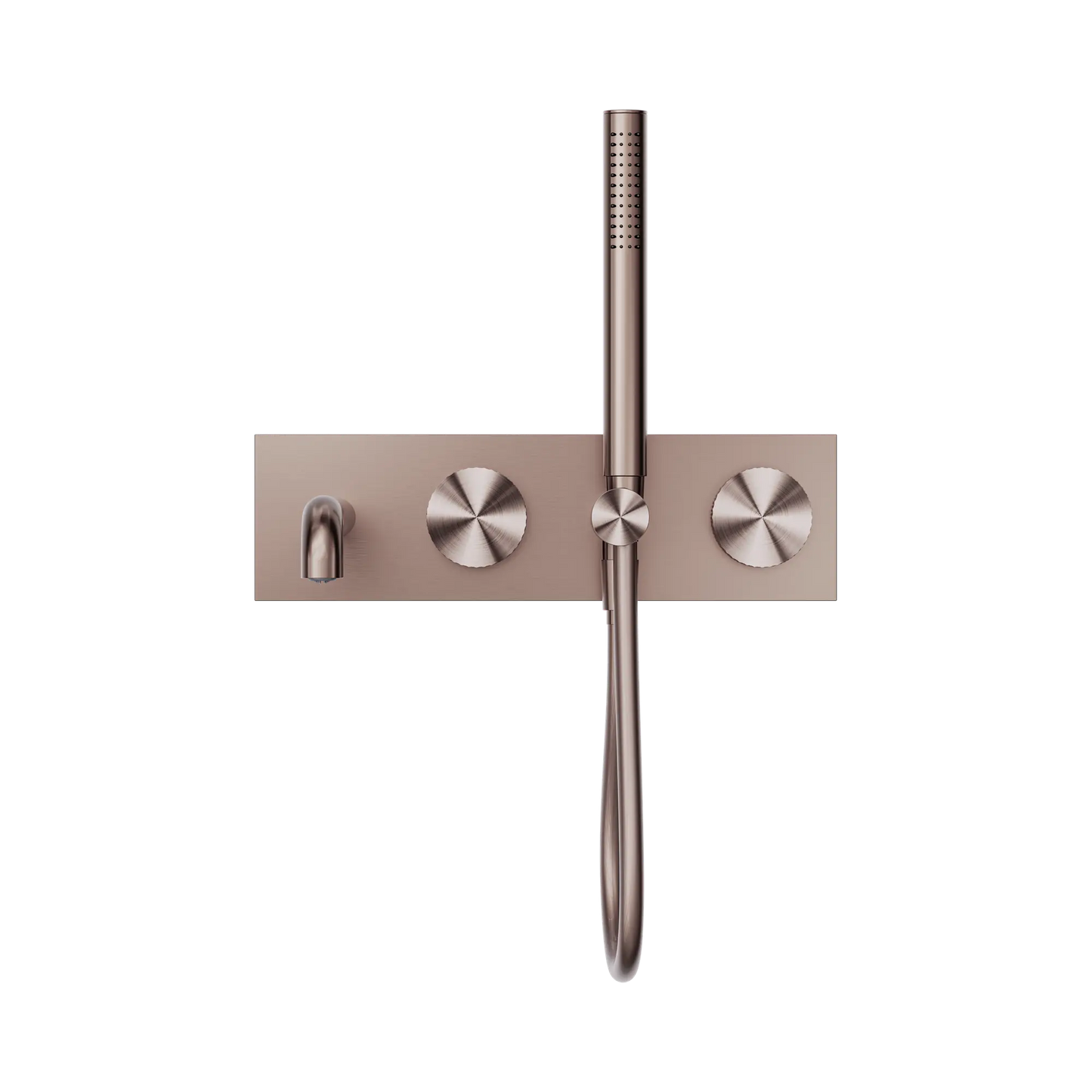 Opal Progressive Shower System With Spout 250mm Brushed Bronze