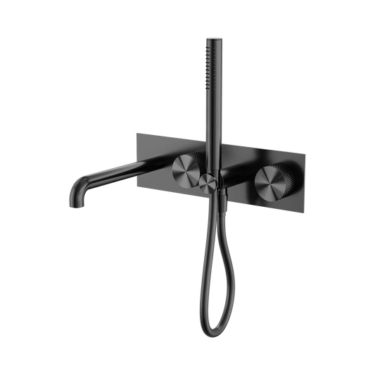 Opal Progressive Shower System With Spout 250mm Graphite