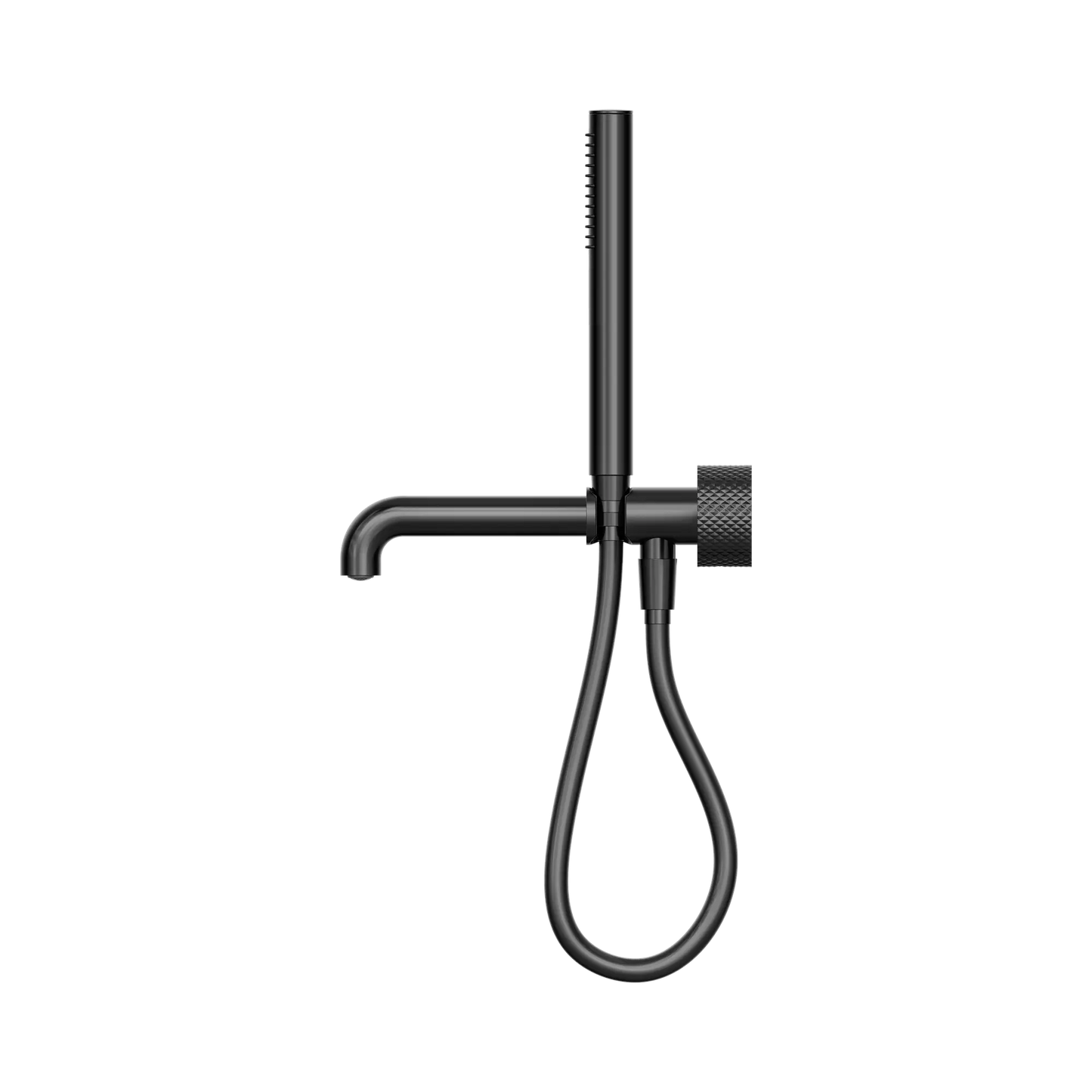 Opal Progressive Shower System Separate Plate With Spout 230mm Graphite